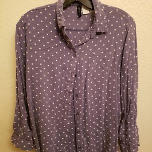 H&M Women's Button Up Dress Shirt